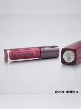 Laura Mercier Lip Glacé Violet High-Shine Shimmering Gloss 4.5g Non-Sticky